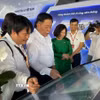 Bắt nhịp xu hướng phát triển của báo chí truyền thông số, Thông tấn xã Việt Nam giới thiệu Triển lãm không gian ảo tới khách tham quan tại Hội Báo toàn quốc năm 2024. (Ảnh: TTXVN)