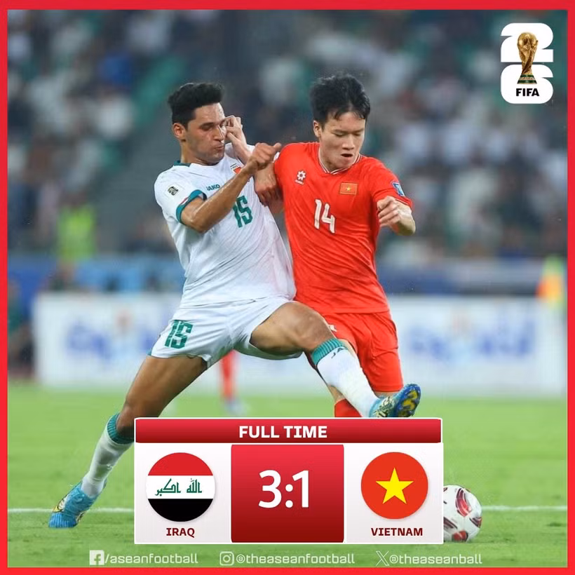 Xem lại toàn bộ các bàn thắng của trận Iraq-Việt Nam 3-1