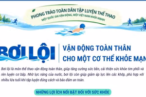 Bơi lội - vận động toàn thân cho một cơ thể khỏe mạnh