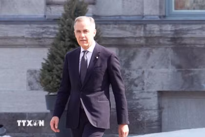 Thủ tướng Canada Mark Carney. (Ảnh: THX/TTXVN)