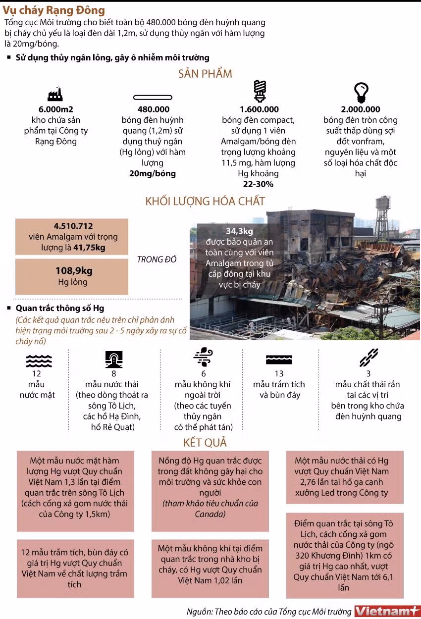 [Infographics] 480.000 bóng đèn huỳnh quang của Rạng Đông có thủy ngân ảnh 1