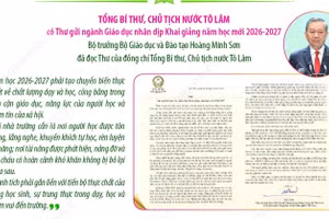 Lễ Khai giảng năm học 2026-2027 và khánh thành các trường phổ thông nội trú liên cấp tại các xã biên giới đất liền
