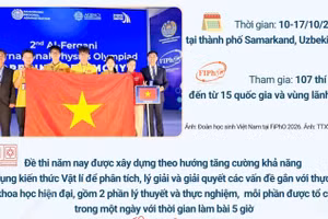 Olympic Vật lý Quốc tế Al-Fergani: 4/4 học sinh Việt Nam đoạt huy chương