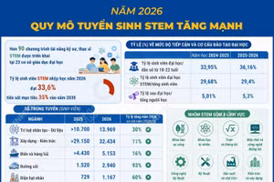 Cơ cấu đào tạo đại học năm học 2025-2026