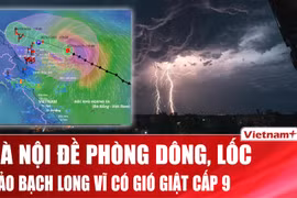 Bão Matmo vào Trung Quốc, Hà Nội cần đề phòng dông, lốc và gió giật mạnh