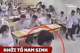 Khởi tố nam sinh đấm cô giáo trên bục giảng ở Hà Nội 