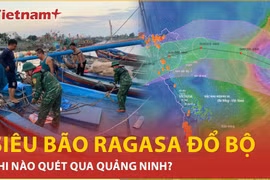 Siêu bão Ragasa suy yếu xuống cấp 15-16, đổ bộ vào Quảng Ninh khi nào?