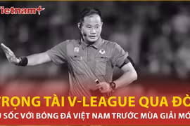 Trọng tài Trần Đình Thịnh đột ngột qua đời trước thềm V-League mùa giải mới