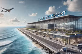 Đề xuất sân bay trên mặt nước quy mô gần 500ha tại khu vực Vân Phong
