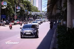 Nắng nóng gay gắt. (Ảnh: PV/Vietnam+)