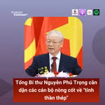 Tổng Bí thư Nguyễn Phú Trọng căn dặn các cán bộ nòng cốt về việc tôi luyện