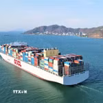 Cảng biển Cái Mép-Thị Vải. (Ảnh: TTXVN)
