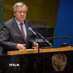 Tổng thư ký Liên Hợp Quốc, ông Antonio Guterres. (Nguồn: AFP/TTXVN)