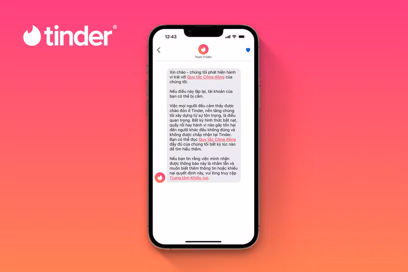 Tinder giới thiệu tính năng cảnh báo mới giúp người dùng Internet hẹn hò an toàn