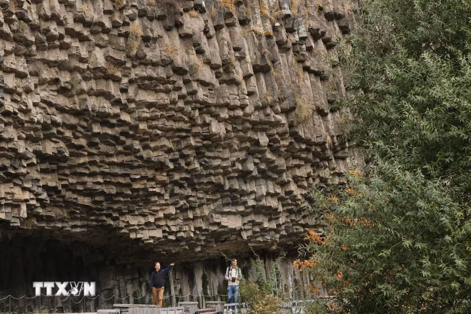 Hẻm núi Garni ở Kotayk, Armenia ngày 25/10/2026. (Ảnh: THX/TTXVN phát)