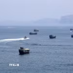 Eo biển Hormuz. (Ảnh: THX/TTXVN)