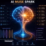 Meta nâng cấp mô hình AI Muse Spark, mở rộng cuộc đua AI tạo sinh