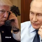 Tổng thống Nga và Mỹ điện đàm về xung đột Ukraine. (Ảnh: france24.com/TTXVN)