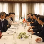 Đoàn công tác thành phố Quảng Ninh do đồng chí Lê Văn Ánh, Phó Chủ tịch UBND thành phố làm Trưởng đoàn làm việc với tỉnh Shiga (Nhật Bản), tại Diễn đàn Hợp tác địa phương Việt - Nhật 2026. (Ảnh: Cổng Thông tin điện tử thành phố Quảng Ninh)