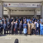 Các đại biểu tại Hội nghị cấp Bộ trưởng LDC về biến đổi khí hậu ở Thủ đô Dili, Timor-Leste. (Ảnh: TTXVN phát)
