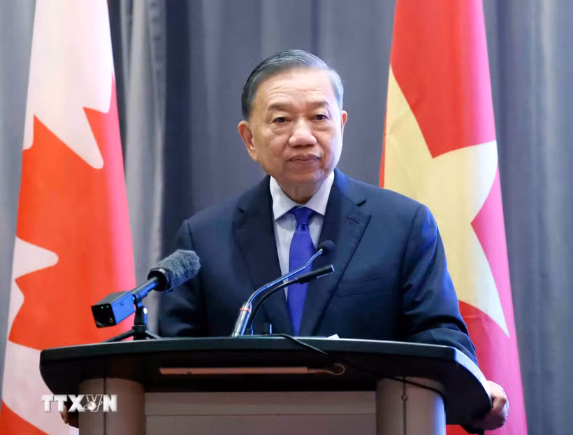Tổng Bí thư, Chủ tịch nước Tô Lâm phát biểu. (Ảnh: Thống Nhất/TTXVN)