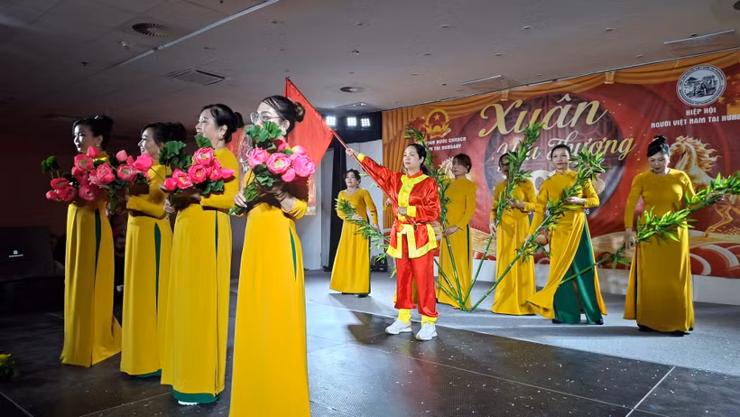 Tết Cộng đồng của người Việt tại Hungary. (Nguồn: Vietnam+)