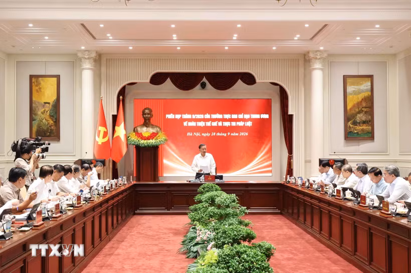 Tổng Bí thư, Chủ tịch nước Tô Lâm phát biểu chỉ đạo. (Ảnh: Thống Nhất/TTXVN)