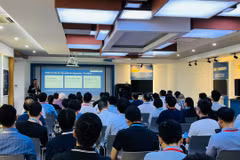 Hội thảo về AI Agentic và Model-Based Design nhằm thúc đẩy phát triển hệ thống điều khiển tự chủ, tăng năng suất và đổi mới sáng tạo trong kỹ thuật Việt Nam. (Ảnh: PV/Vietnam+)