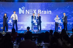 VCCI và Tập đoàn Chicilon ra mắt NEX Brain™, nền tảng AI thúc đẩy chuyển đổi số, nâng cao năng lực cạnh tranh cho doanh nghiệp Việt Nam trong thời kỳ mới. (Ảnh: Vietnam+)