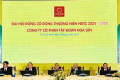 Tập đoàn Hoa Sen cũng trình Đại hội đồng cổ đông phương án chi trả cổ tức của niên độ tài chính 2023-2024 bằng tiền mặt với tỷ lệ dự kiến 5%. (Ảnh: Vietnam+)