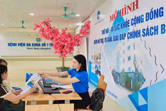 Bộ Y tế đề xuất quy định gửi dữ liệu điện tử chậm trong khám chữa bệnh bảo hiểm y tế. (Ảnh: BHXH/Vietnam+)
