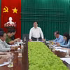 Ông Chung Tấn Thịnh, Phó Giám đốc Sở Y tế tỉnh Kiên Giang phát biểu. (Ảnh: Văn Sĩ/TTXVN)