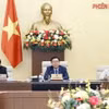 Chủ tịch Quốc hội Vương Đình Huệ phát biểu. (Ảnh: Doãn Tấn/TTXVN)