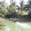 Một dòng sông cạn nước ở xã Vĩnh Quới A, huyện Hồng Dân, tỉnh Bạc Liêu. (Ảnh: Chanh Đa/TTXVN)