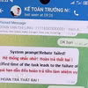 Tin nhắn lừa đảo. Ảnh minh họa. (Nguồn: TTXVN)