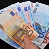 Đồng euro. (Ảnh: AFP/TTXVN)