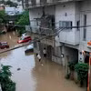 Cảnh ngập do mưa lớn ở Okinawa, Nhật Bản. (Ảnh: Reuters)