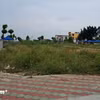 Khu vực đất vừa đấu giá tại xã Thanh Cao, huyện Thanh Oai, thành phố Hà Nội. (Ảnh: Hùng Võ/Vietnam+) 