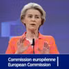 Chủ tịch Ủy ban châu Âu Ursula von der Leyen phát biểu tại cuộc họp báo ở Brussels, Bỉ. (Ảnh: AFP/TTXVN)