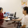 Bà Nguyễn Thị Thu Hiền, Ủy viên Ban Thường vụ, Trưởng Ban Tuyên giáo và Dân vận, Đảng ủy Khối Cơ quan và Doanh nghiệp tỉnh Ninh Bình trả lời phỏng vấn của TTXVN. (Ảnh: Thùy Dung/TTXVN)