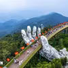 Du khách thăm quan Khu du lịch Sun World Ba Na Hills. (Ảnh: TTXVN phát)