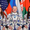 Phi hành gia Tracy Dyson (trái), Oleg Novitsky (giữa) và Marina Vasilevskaya (phải). (Ảnh: Space)