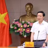 Phó Thủ tướng Trần Hồng Hà phát biểu chỉ đạo cuộc họp. (Ảnh: Văn Điệp/TTXVN)