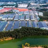 Khu nhà xưởng công nghiệp tại thành phố Tân Uyên, tỉnh Bình Dương. *(Ảnh: Hồng Đạt/TTXVN)