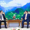 Thủ tướng Phạm Minh Chính tiếp Đại sứ Đặc mệnh toàn quyền Nhật Bản Yamada Takio đến chào từ biệt kết thúc nhiệm kỳ công tác tại Việt Nam. (Ảnh: Dương Giang/TTXVN)