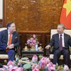 Chủ tịch nước Tô Lâm tiếp Đại sứ Hoa Kỳ tại Việt Nam Marc Knapper. (Ảnh: Nhan Sáng/TTXVN)
