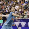 Tay vợt Nguyễn Thùy Linh. (Ảnh: TTXVN)