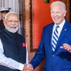 Thủ tướng Ấn Độ Narendra Modi (trái) và Tổng thống Mỹ Joe Biden tại cuộc gặp ở bang Delaware ngày 21/9/2024. (Ảnh: ANI/TTXVN)