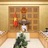 Phó Thủ tướng Lê Minh Khái phát biểu. (Ảnh: An Đăng/TTXVN)