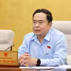 Chủ tịch Quốc hội Trần Thanh Mẫn phát biểu ý kiến. (Ảnh: Doãn Tấn/TTXVN)